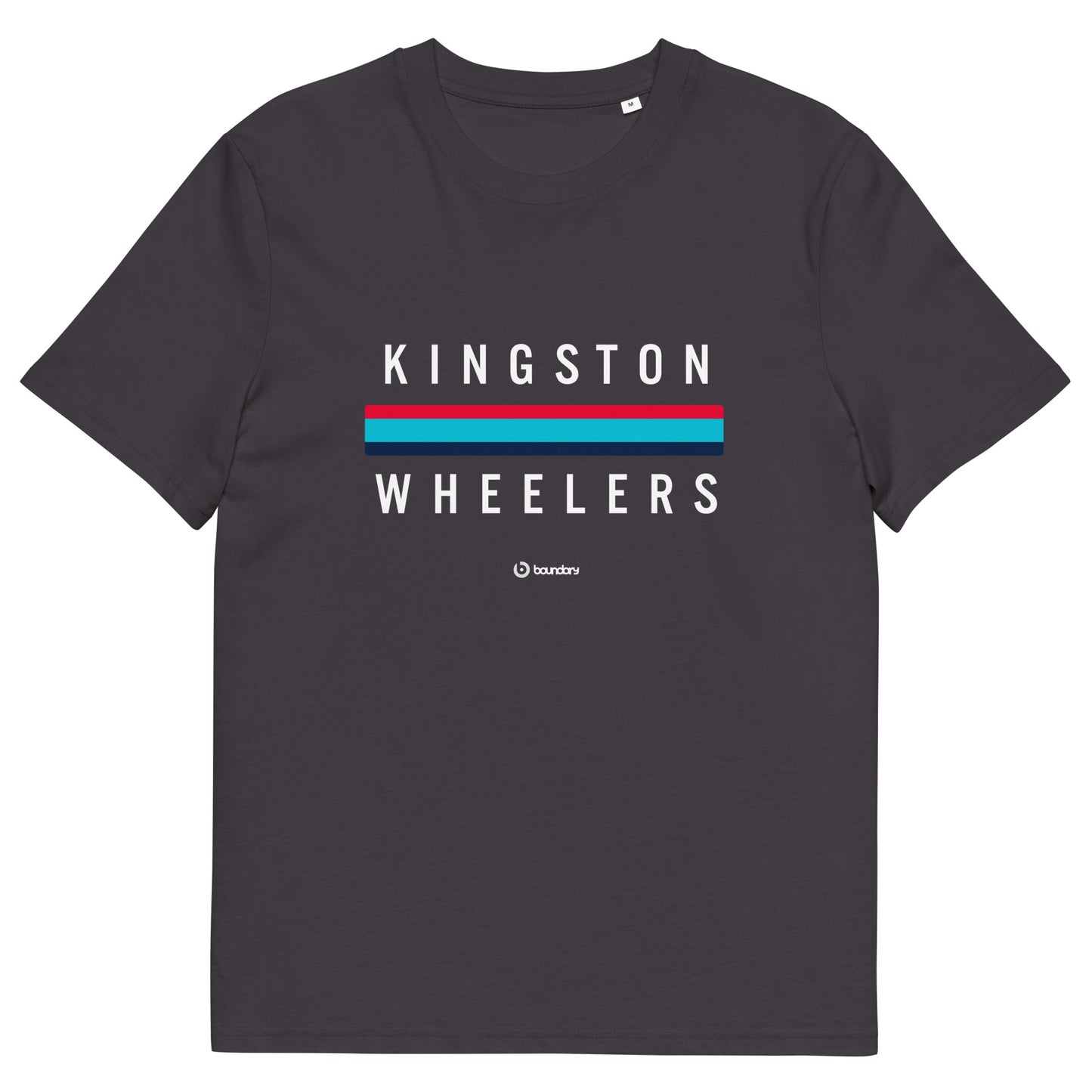 Kingston Wheelers Cyling Club unisex organic cotton t-shirt