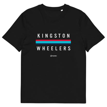 Kingston Wheelers Cyling Club unisex organic cotton t-shirt