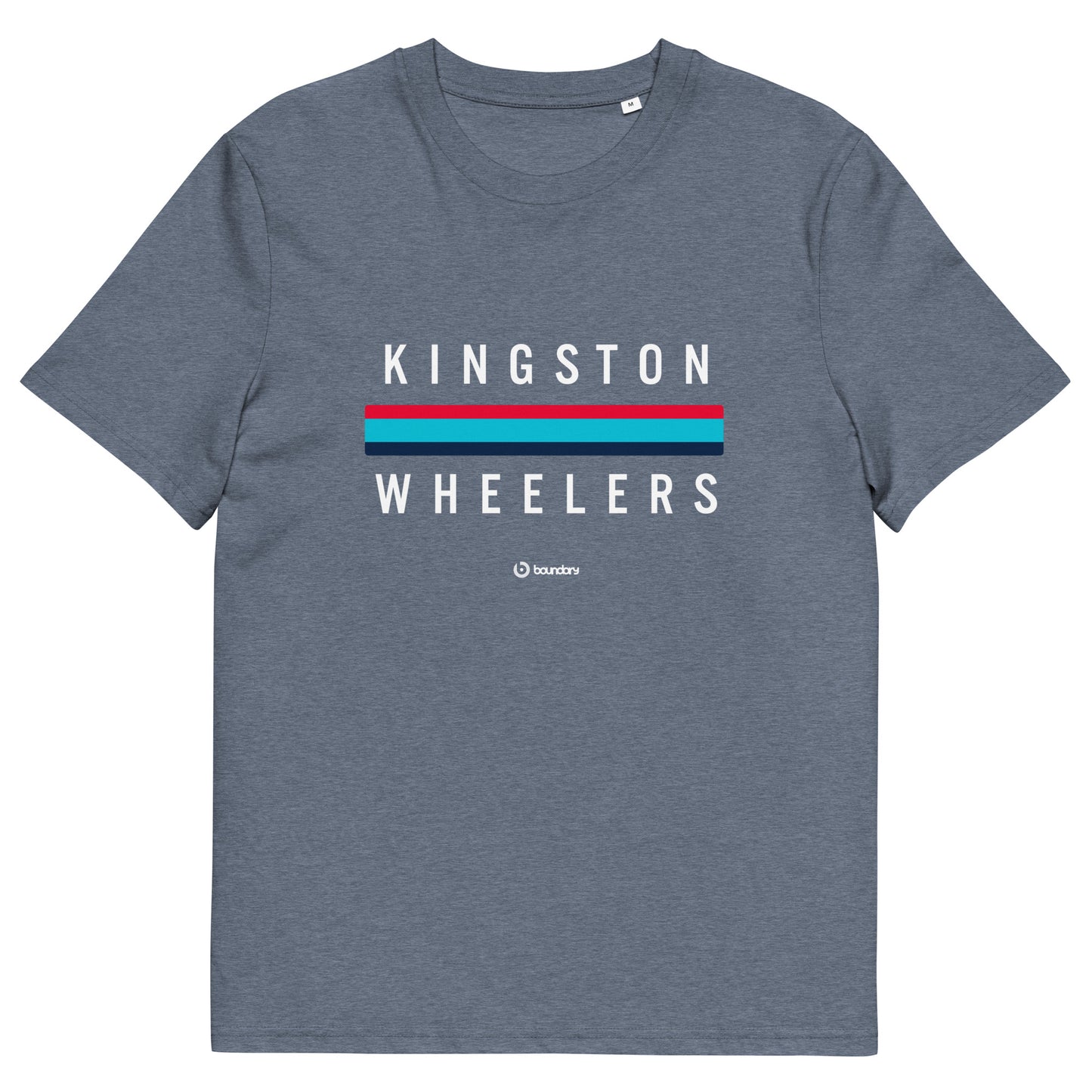 Kingston Wheelers Cyling Club unisex organic cotton t-shirt