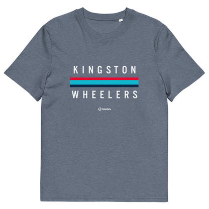 Kingston Wheelers Cyling Club unisex organic cotton t-shirt