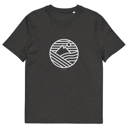 Mountain range unisex organic cotton t-shirt
