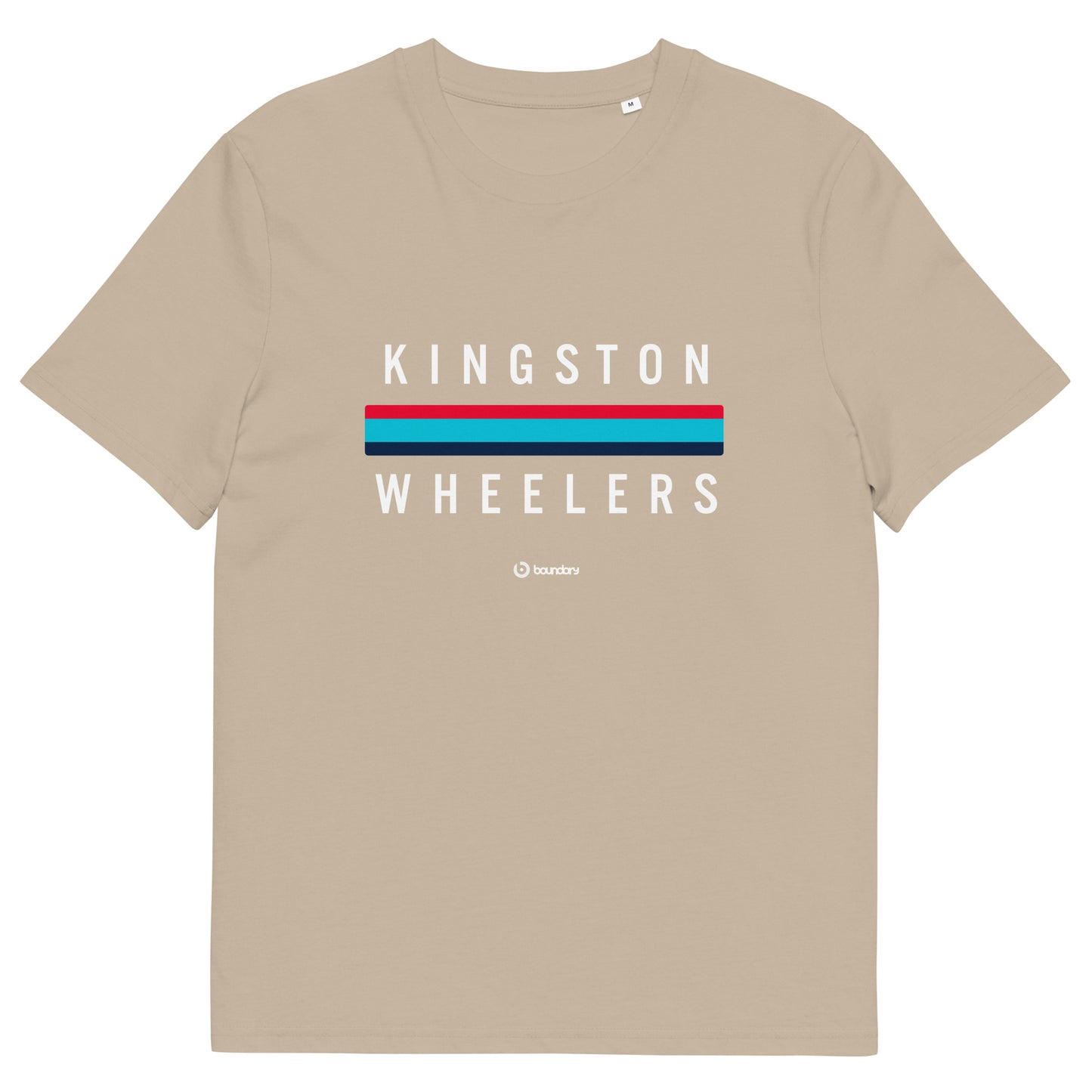 Kingston Wheelers Cyling Club unisex organic cotton t-shirt