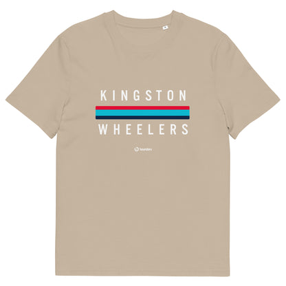 Kingston Wheelers Cyling Club unisex organic cotton t-shirt