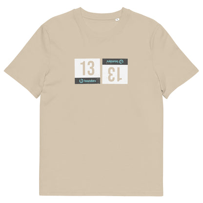 Lucky thirteen unisex organic cotton t-shirt