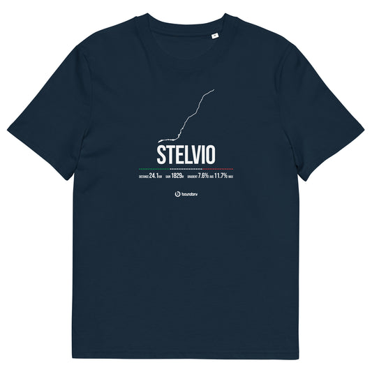 Stelvio Classic Climbs Climb unisex organic cotton t-shirt