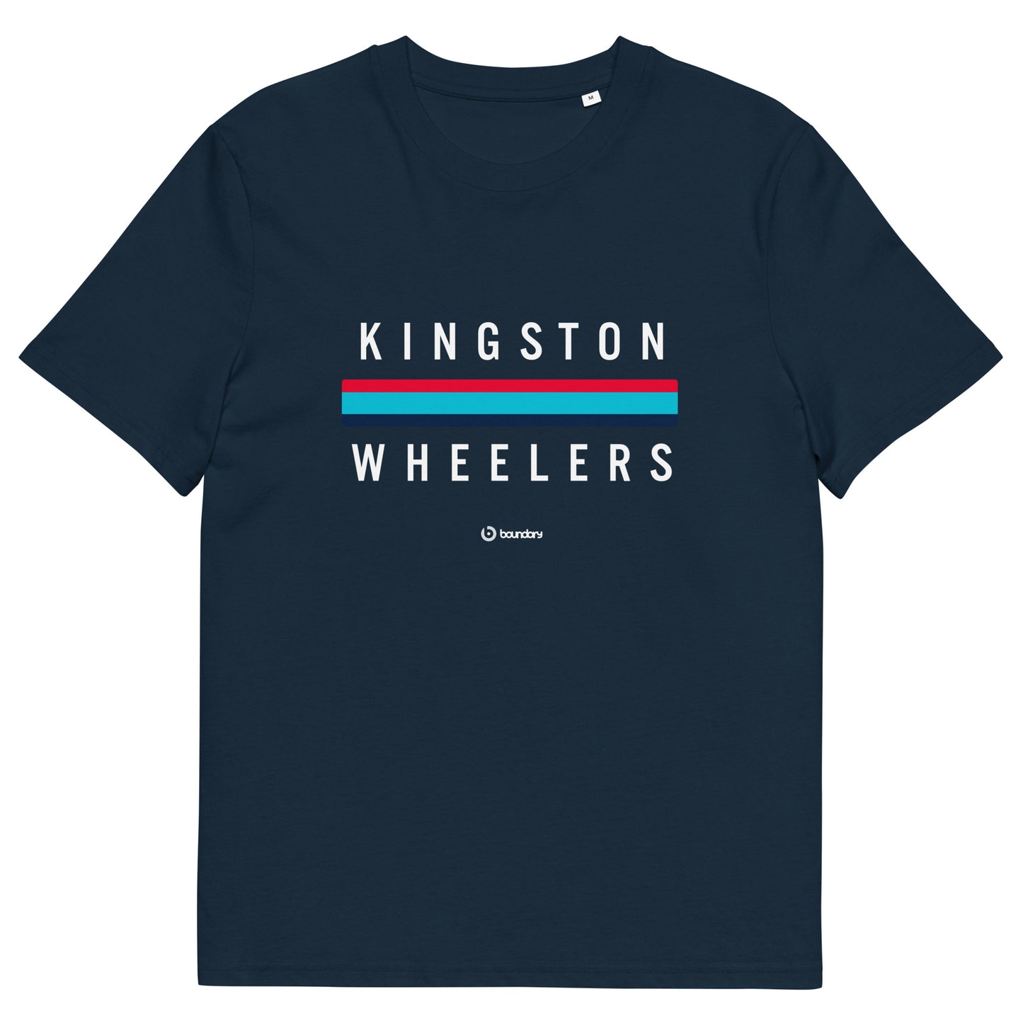 Kingston Wheelers Cyling Club unisex organic cotton t-shirt