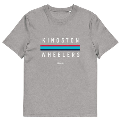 Kingston Wheelers Cyling Club unisex organic cotton t-shirt