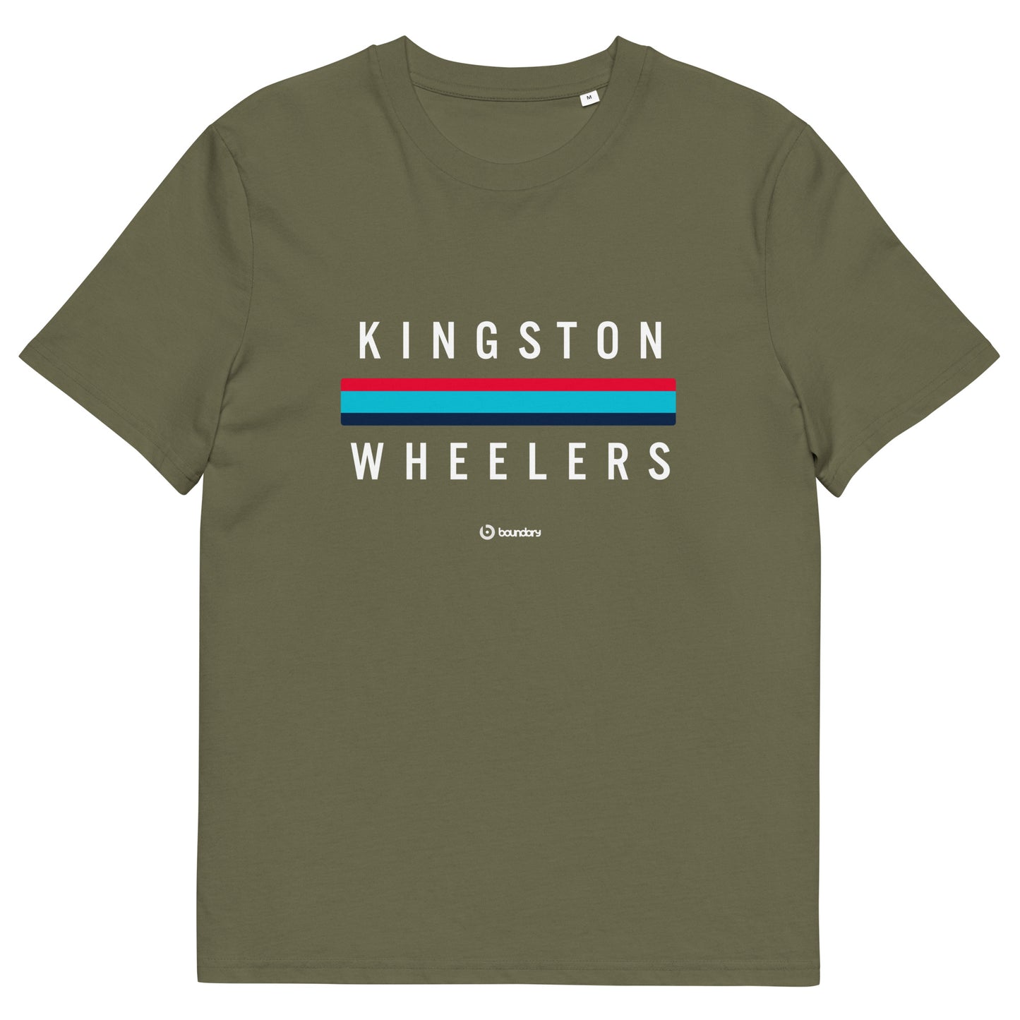 Kingston Wheelers Cyling Club unisex organic cotton t-shirt