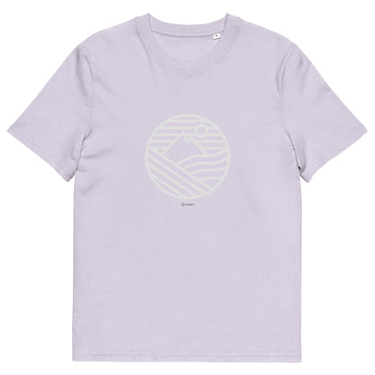 Mountain range unisex organic cotton t-shirt
