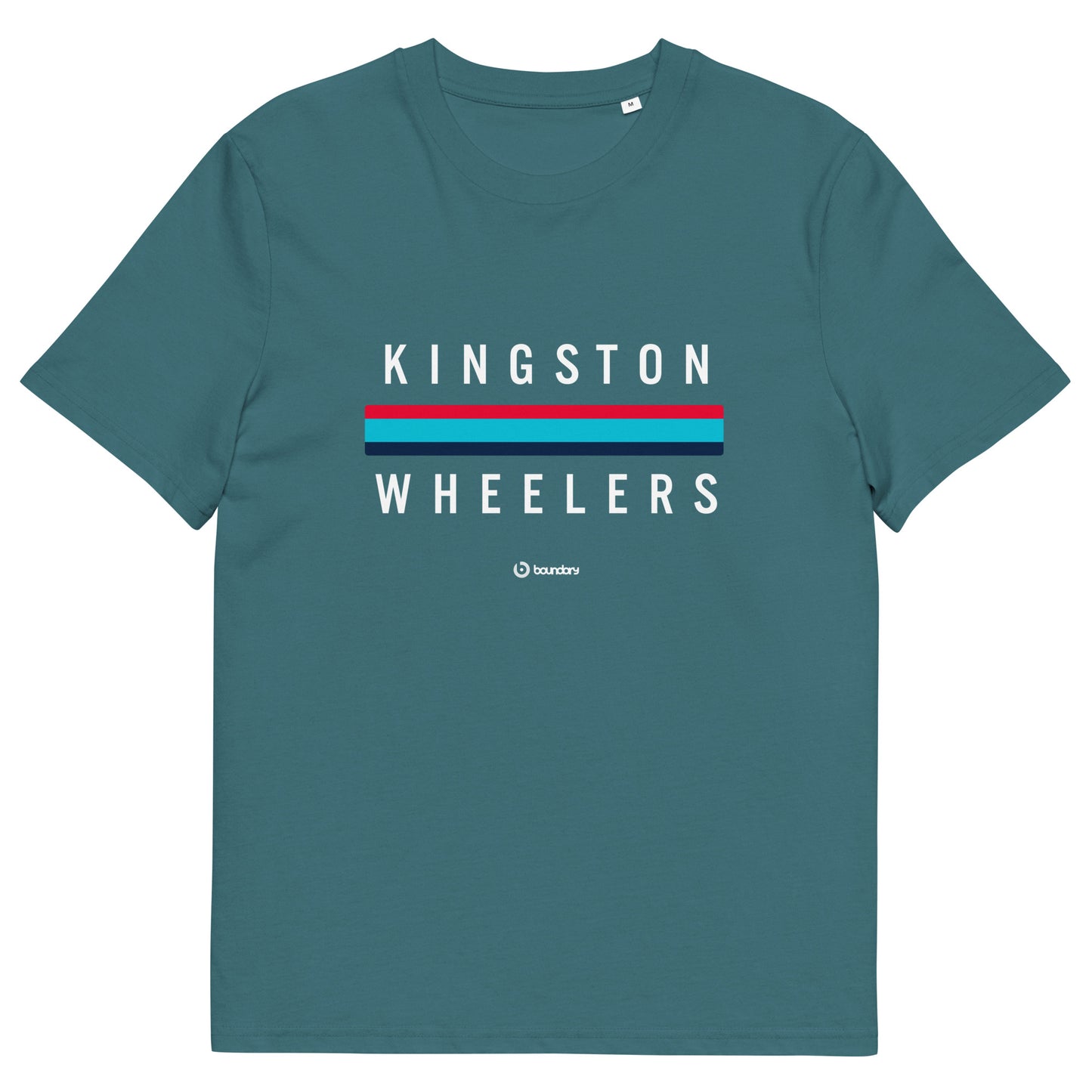 Kingston Wheelers Cyling Club unisex organic cotton t-shirt